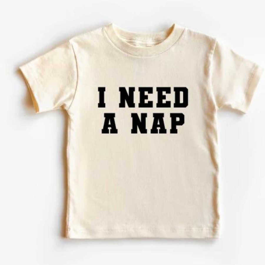 Boy Saved by Grace Co. | I Need A Nap Graphic Tee, Natural