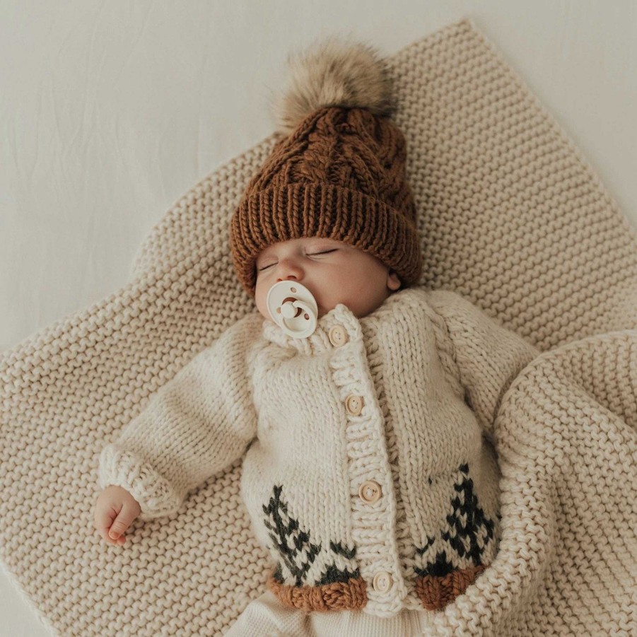 Boy Huggalugs | Cardigan Knit Sweater, Forest