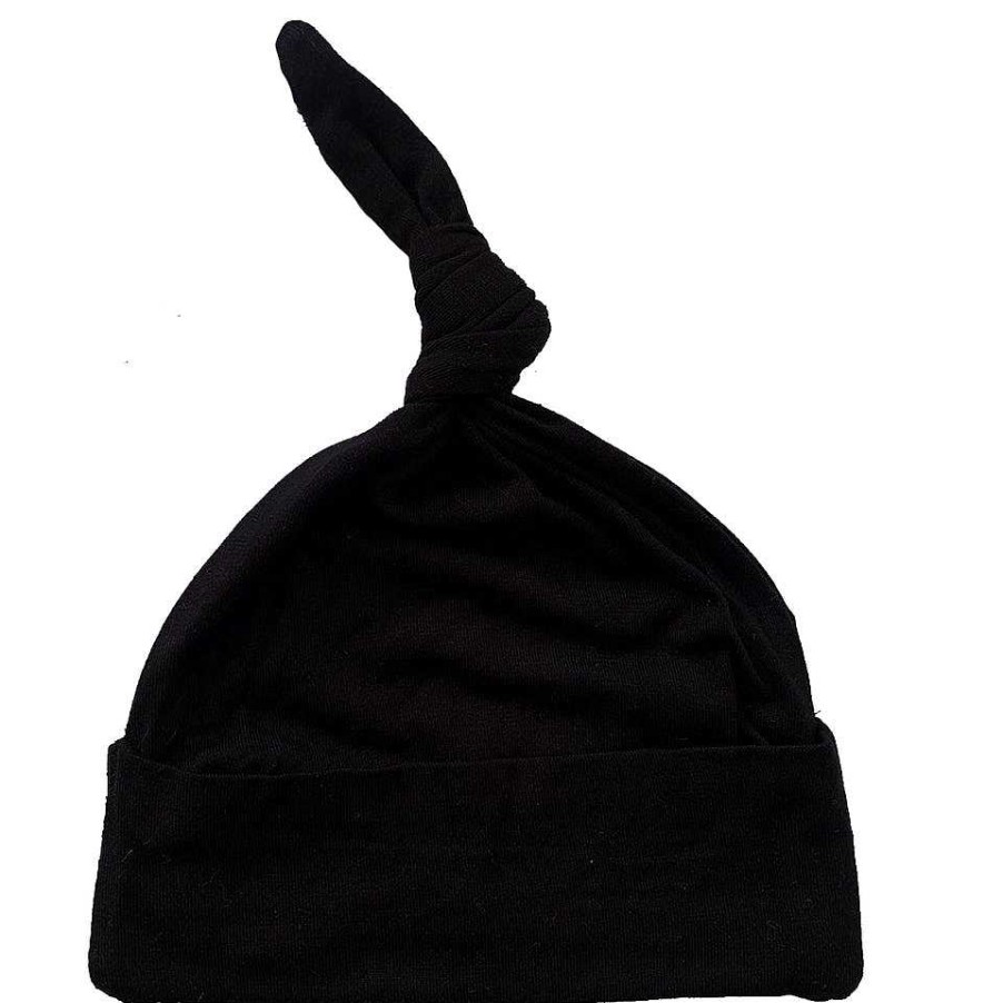 Accessories SpearmintLOVE | Newborn Knot Beanie, Black