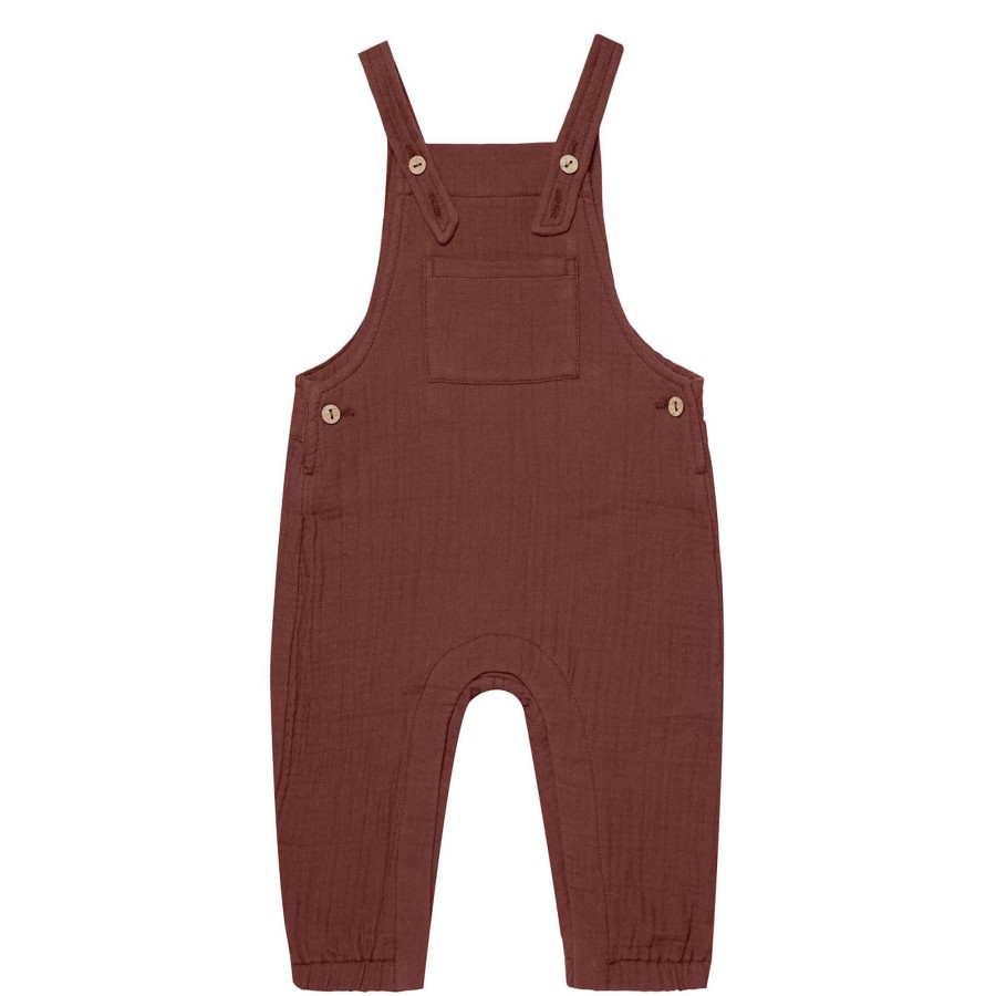 Girl Quincy Mae | Organic Baby Overall, Plum