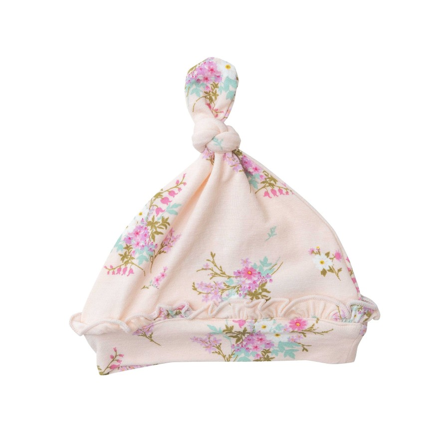 Accessories Angel Dear | Ruffle Knot Beanie, Shade Garden