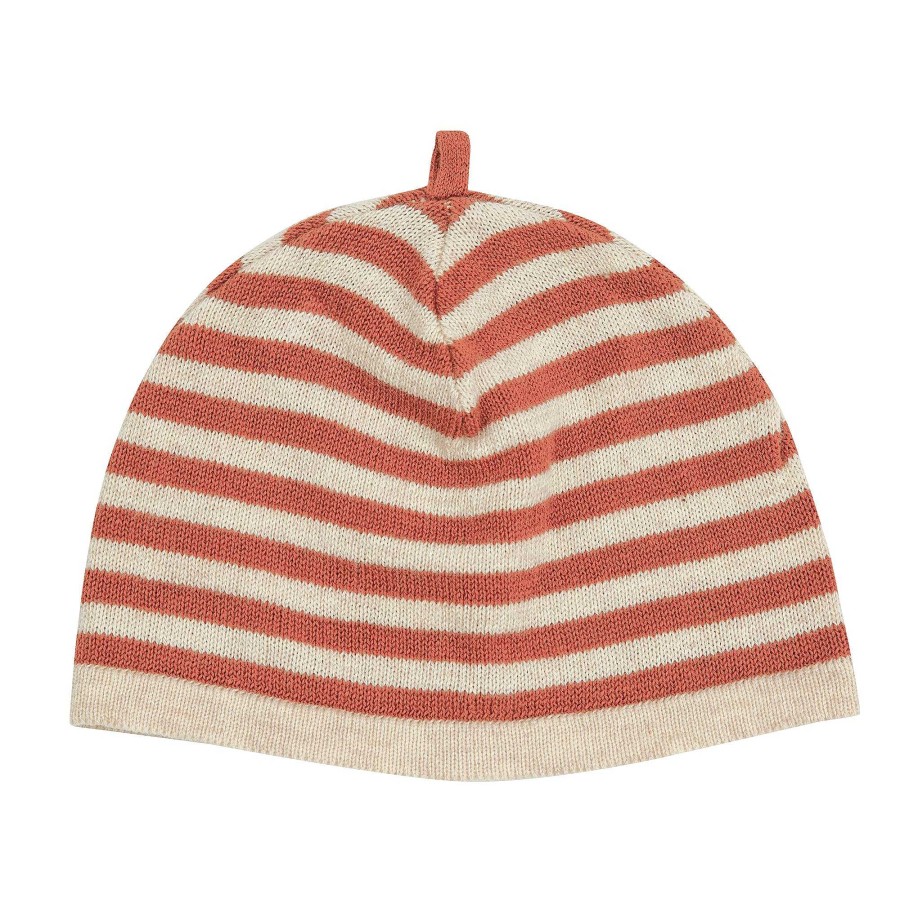 Accessories Angel Dear | Knit Hat, Pumpkin Stripe