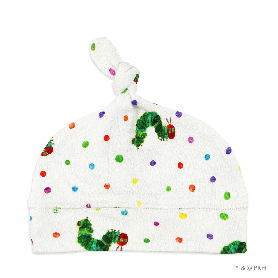 Accessories L'ovedbaby | Organic Banded Knot Beanie, Caterpillar