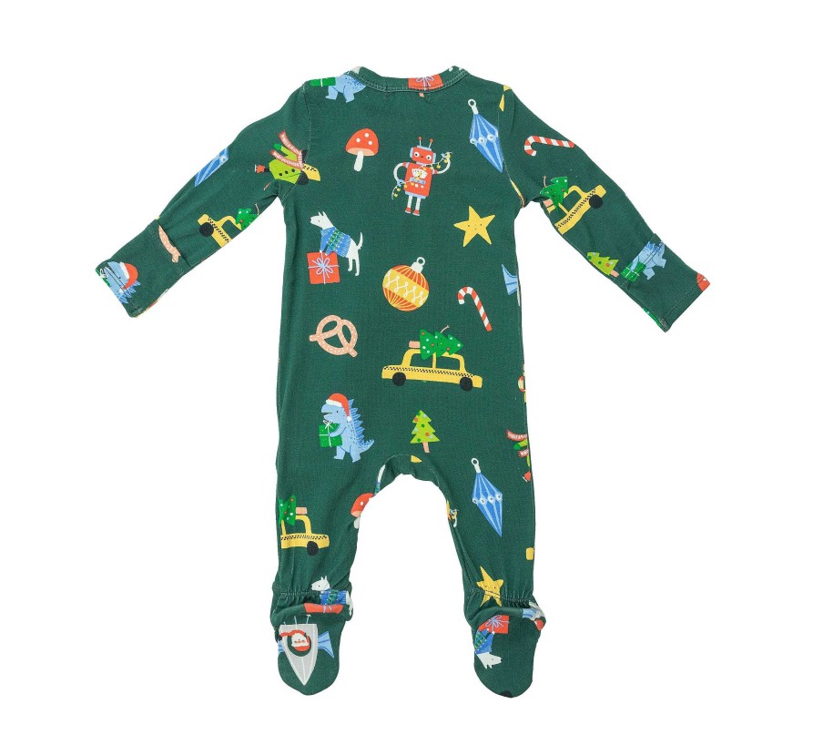 Boy Angel Dear | Zip Footie, Merry And Bright