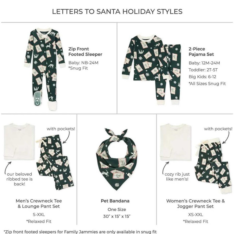 Boy Burt's Bees Baby | Organic Zip Footie, Letters To Santa