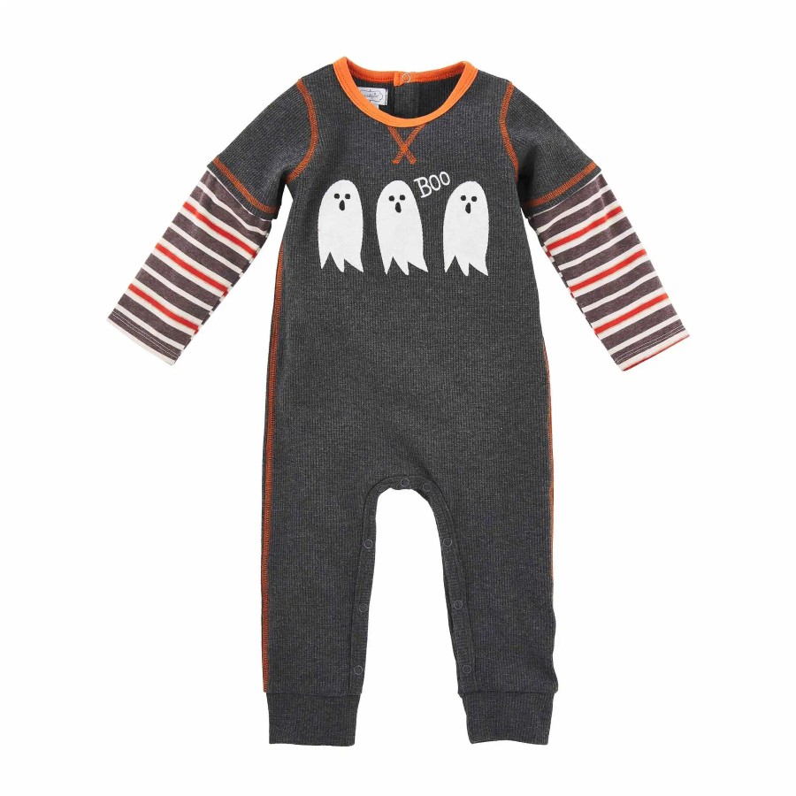 Boy Mud Pie | One-Piece Romper, Ghost