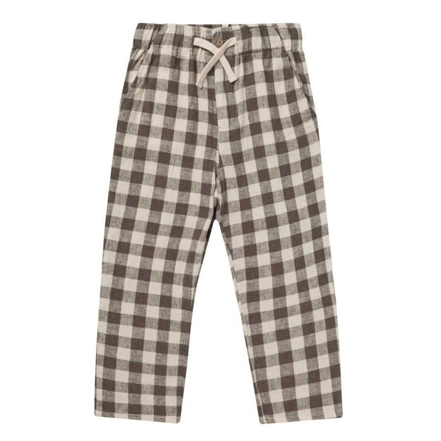 Boy Rylee & Cru | Rylee & Cru Kalen Pant, Charcoal Check