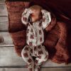 Boy SpearmintLOVE | Organic Waffle Basic Zip Footie, Reindeer