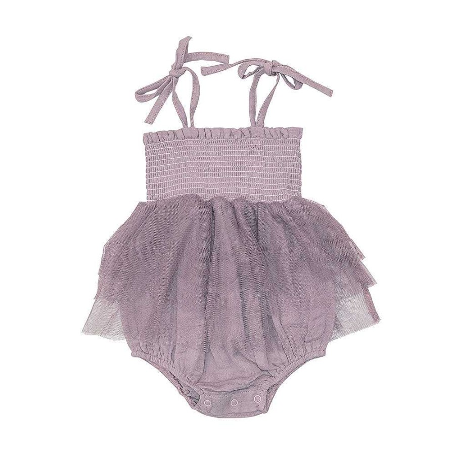 Girl Angel Dear | Muslin Tutu Bubble, Dusty Lavender