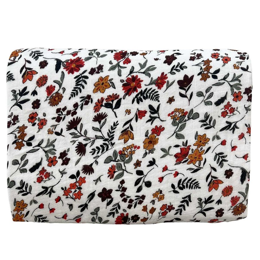 Baby Stuff Angel Dear | Muslin Swaddle, Autumn Ditsy Floral