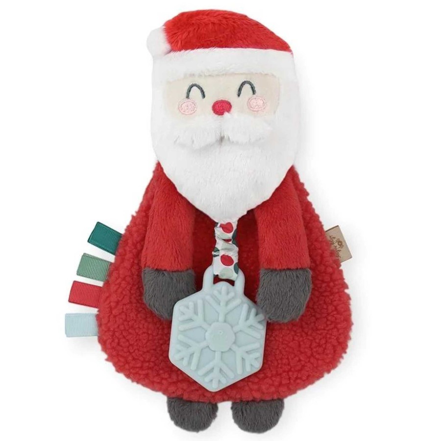 Baby Stuff Itzy Ritzy Toy Animals | Itzy Lovey Plush Teether Toy, Holiday Santa