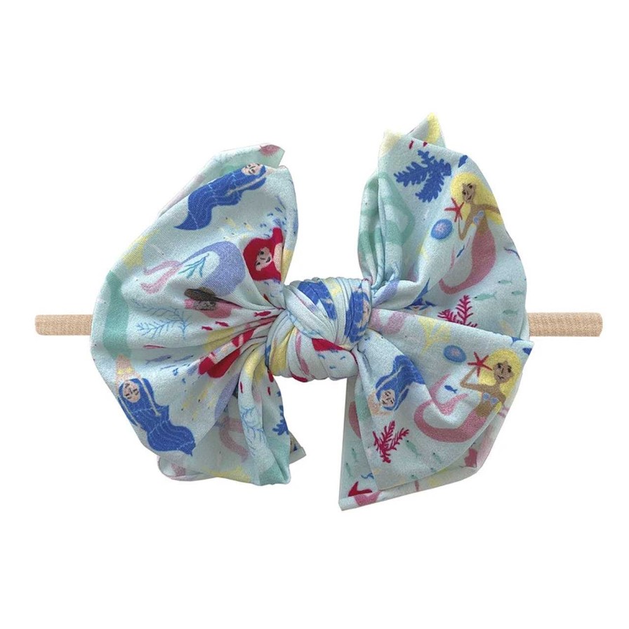 Girl Baby Bling Bows | Fab-Bow-Lous Skinny Bow, Ocean Maiden