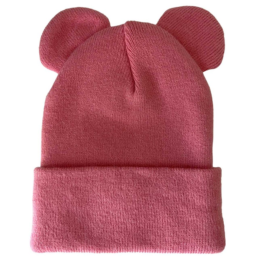 Accessories SpearmintLOVE | Baby'S First Hat, Pink Punch Bear