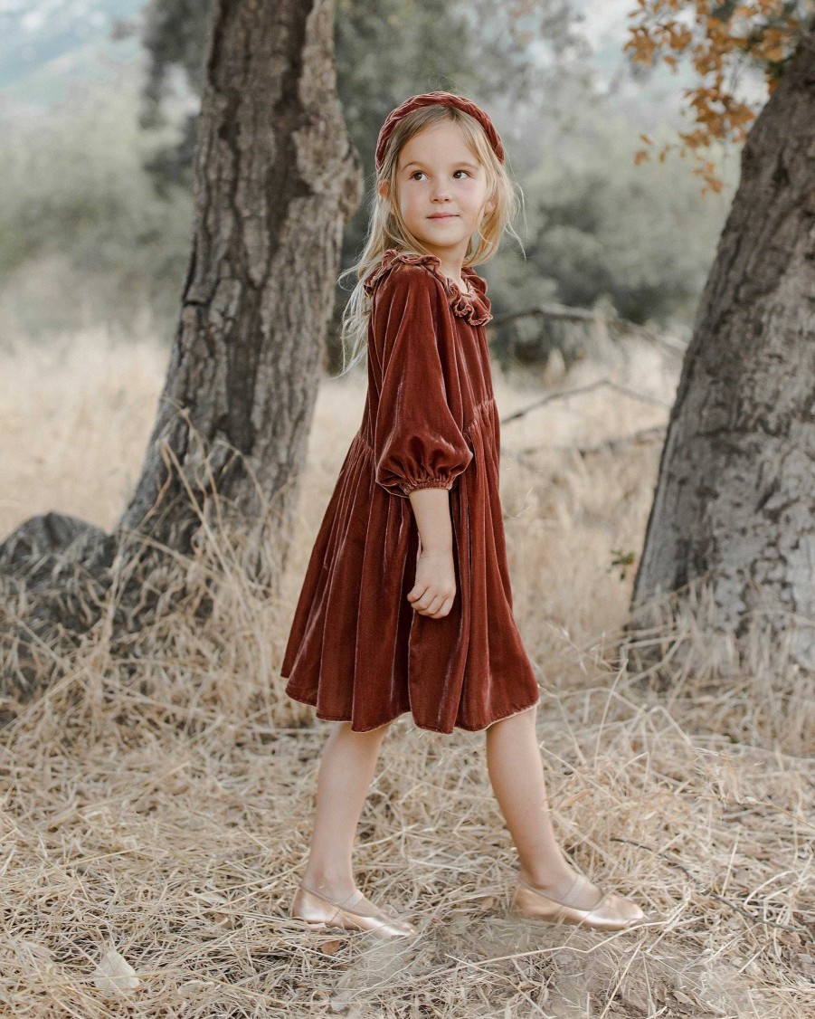 Girl Noralee | Adeline Dress, Berry