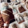 Accessories Huggalugs | Mountains Knit Pom Hat