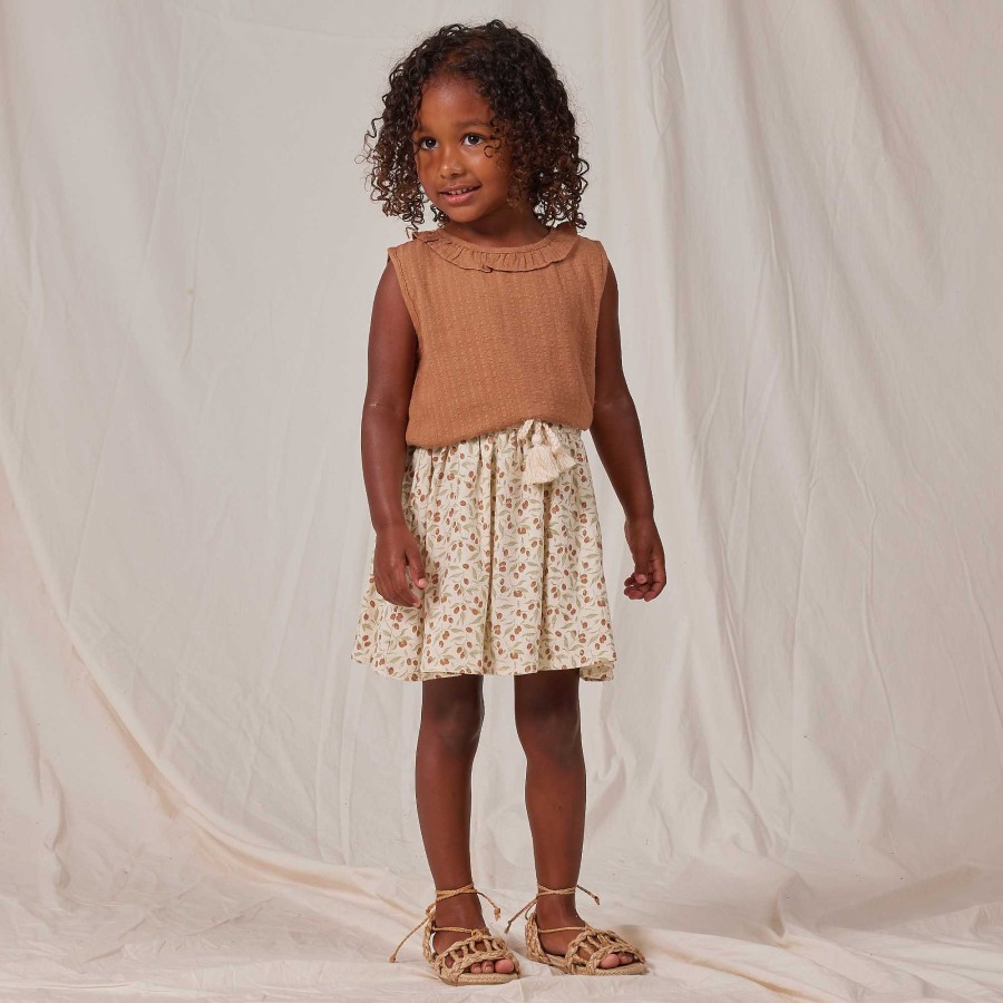 Girl Rylee & Cru | Rylee & Cru Marie Blouse, Camel