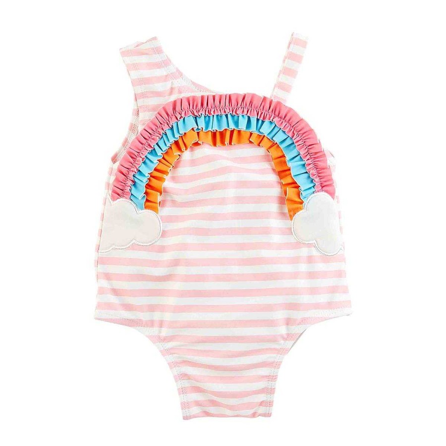 Girl Mud Pie | Rainbow Appliqu Swimsuit