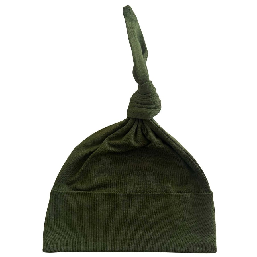 Boy SpearmintLOVE | Knot Beanie, Olive