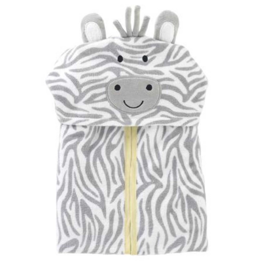 Baby Stuff Gerber Childrenswear | Welcome To The Circus Hooded Bath Towel, Zebra