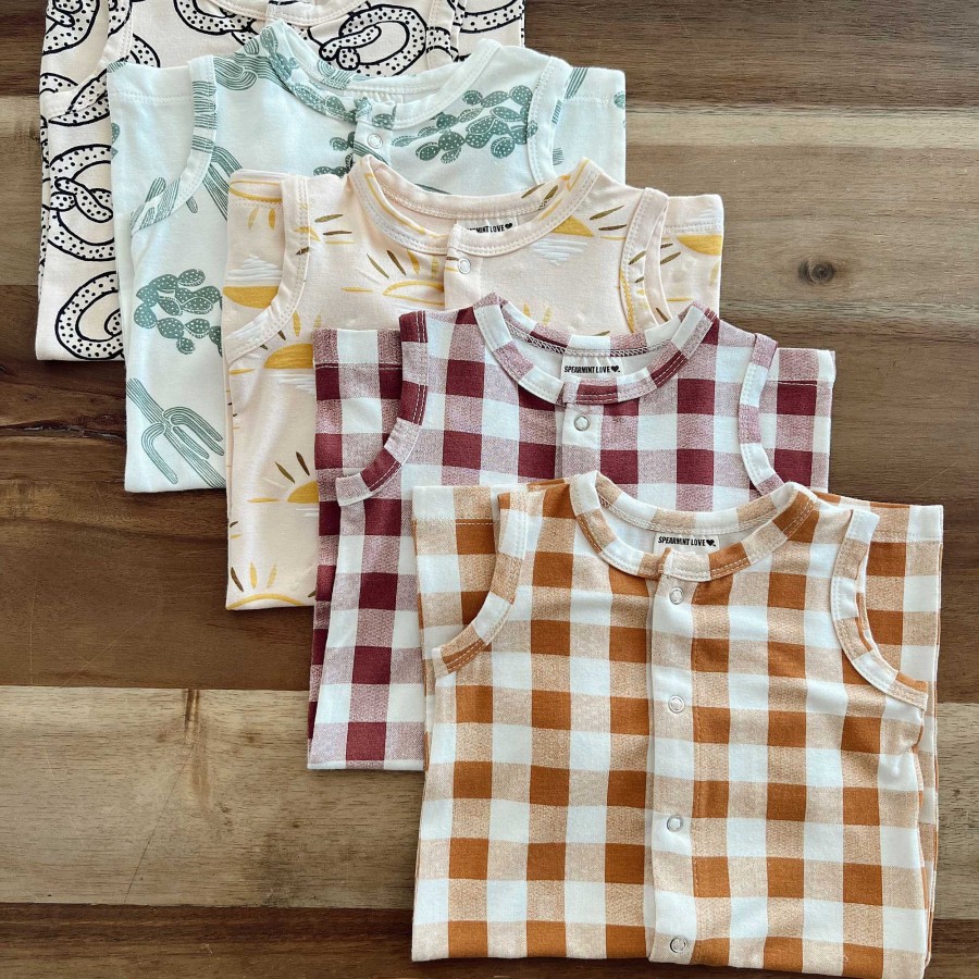 Boy SpearmintLOVE | Easy Romper, Pretzel