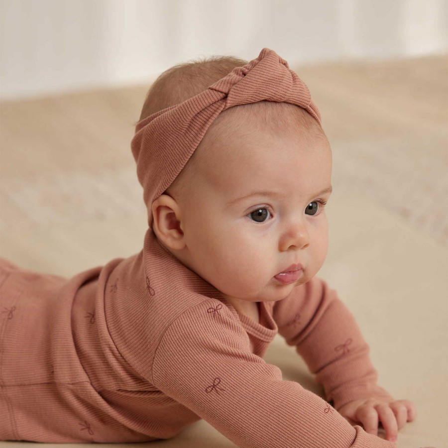 Girl Quincy Mae | Knotted Headband, Rose