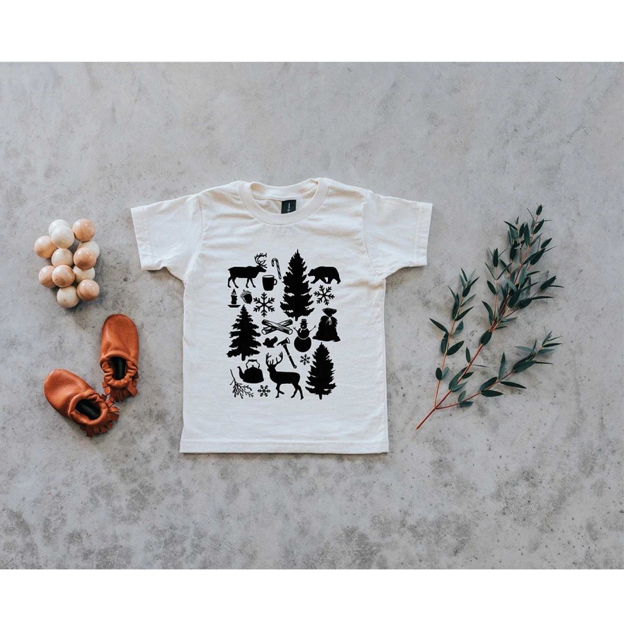 Girl Gladfolk | Short Sleeve Graphic Tee, Cozy Christmas