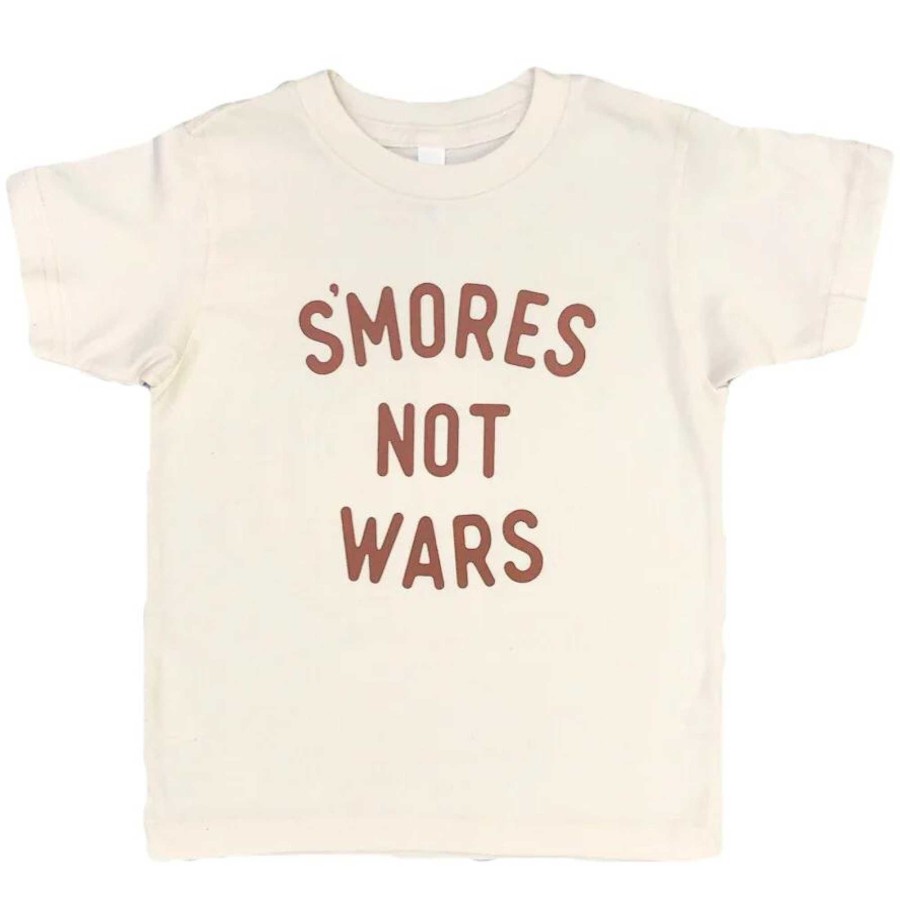 Boy The Wishing Elephant | S'Mores Not Wars Kids Tee, Natural