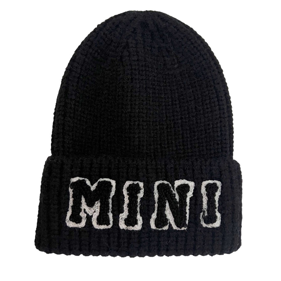 Accessories SpearmintLOVE | Mini Knit Hat, Obsidian