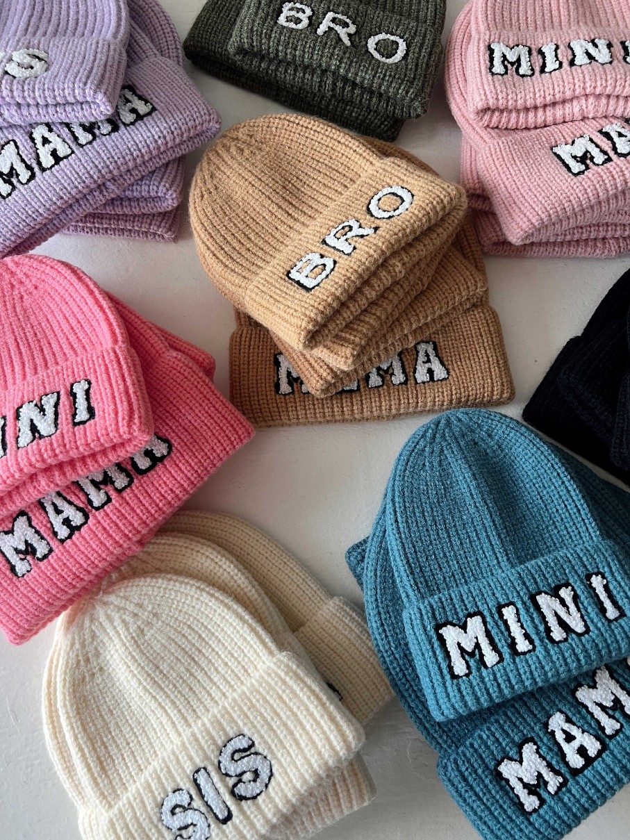 Accessories SpearmintLOVE | Mama Knit Hat, Bubblegum