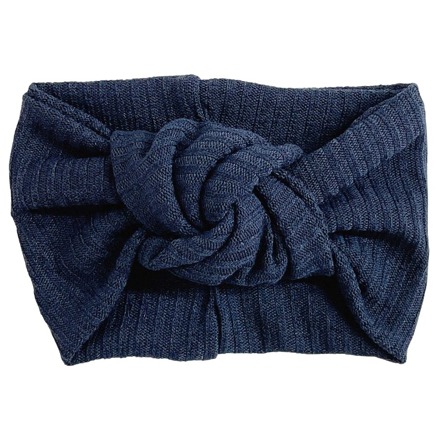 Girl Eyee Kids | Twist Knot Headband, Navy Blue