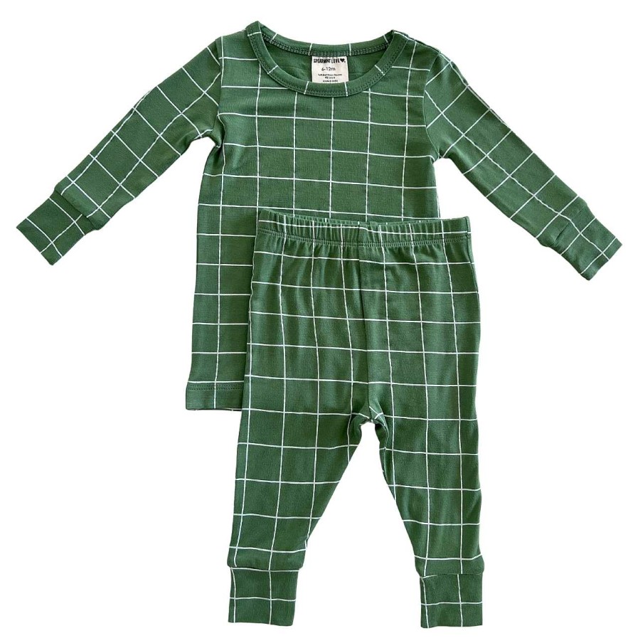 Boy SpearmintLOVE | 2-Piece Set, Basil Windowpane