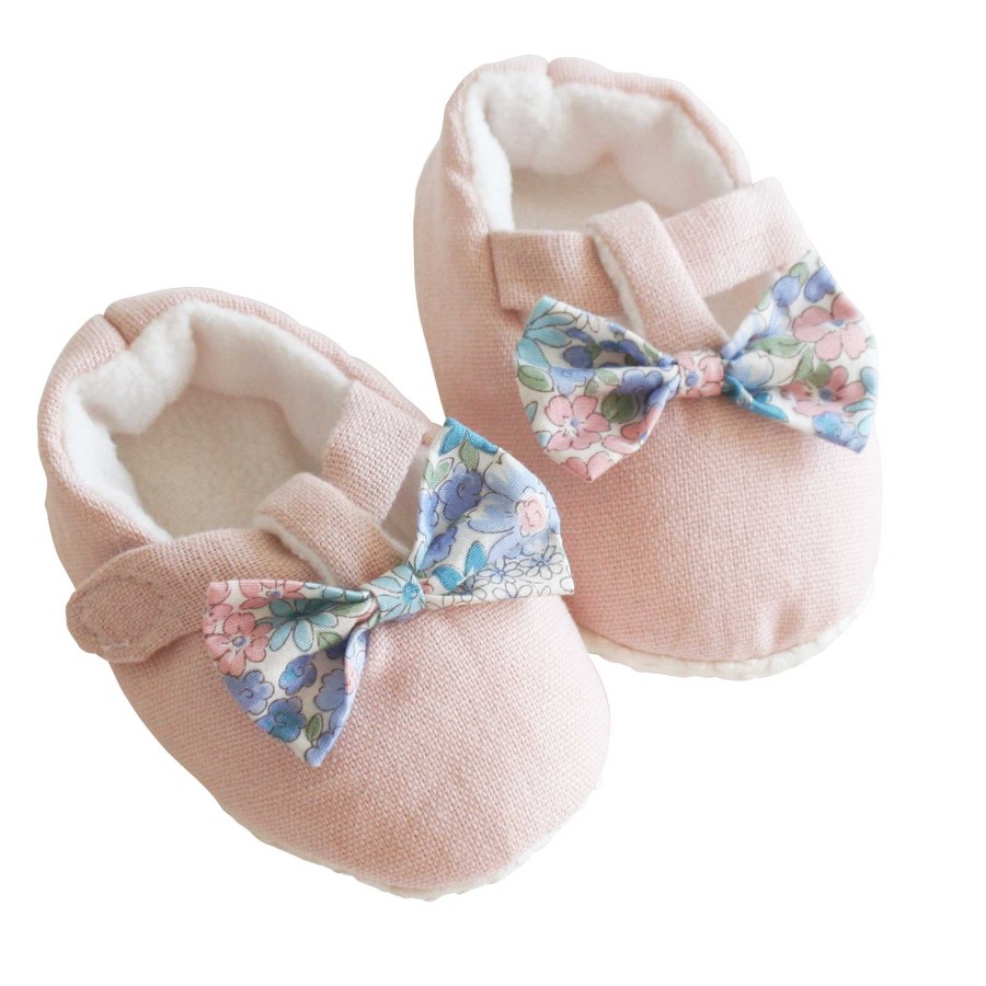 Accessories Alimrose | Bow Booties, Liberty Blue