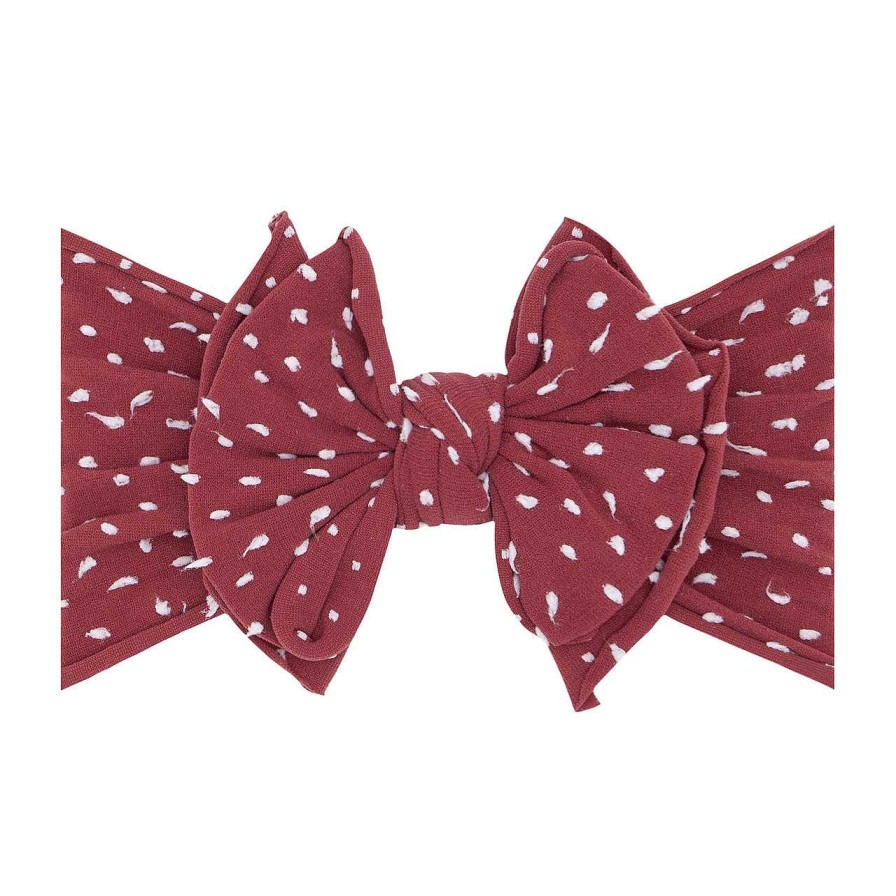 Girl Baby Bling Bows | Shab-Bow-Lous Bow, Rhubarb Dot