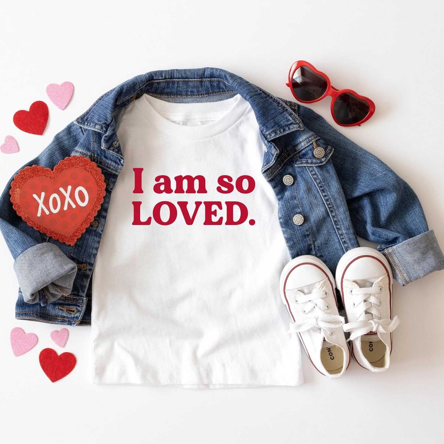 Boy The Juniper Shop | I Am So Loved Short Sleeve Tee, White