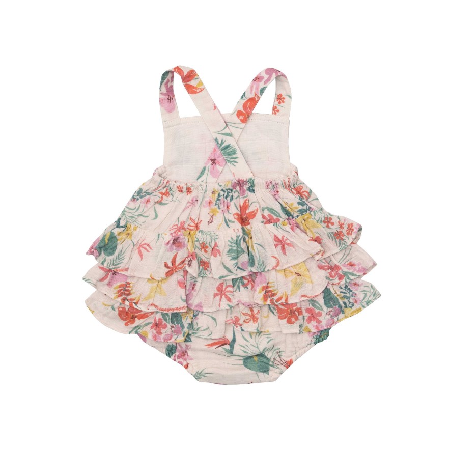 Girl Angel Dear | Ruffle Sunsuit, Leilani Floral