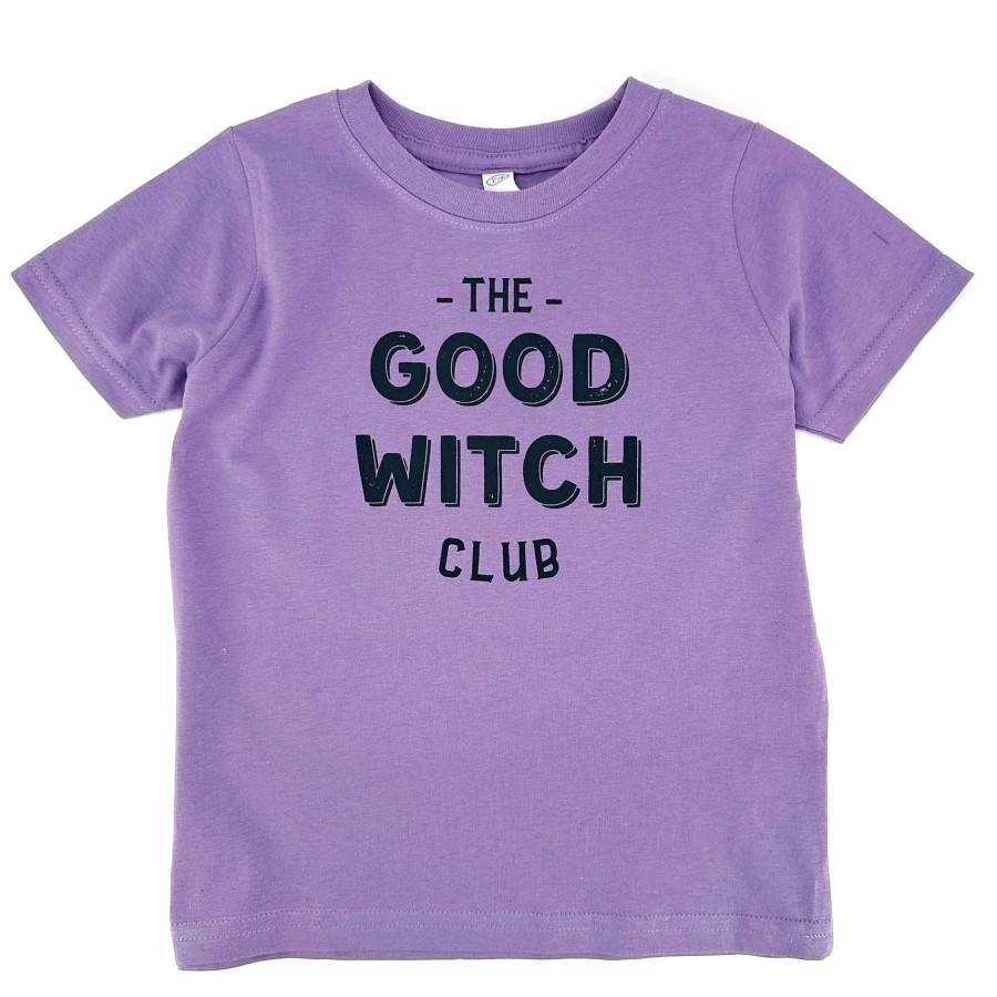 Girl The Wishing Elephant | The Good Witch Club Kids Tee, Purple