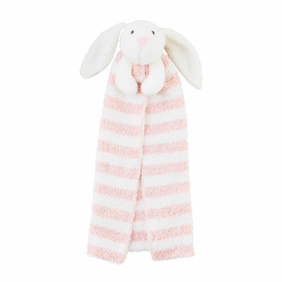 Baby Stuff Mud Pie Toy Animals | Chenille Pink Bunny Lovey