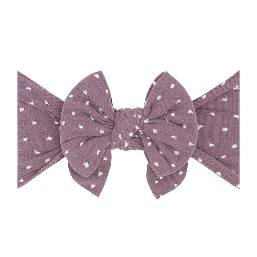 Girl Baby Bling Bows | Shabby Enormous Bow, Lilac Dot