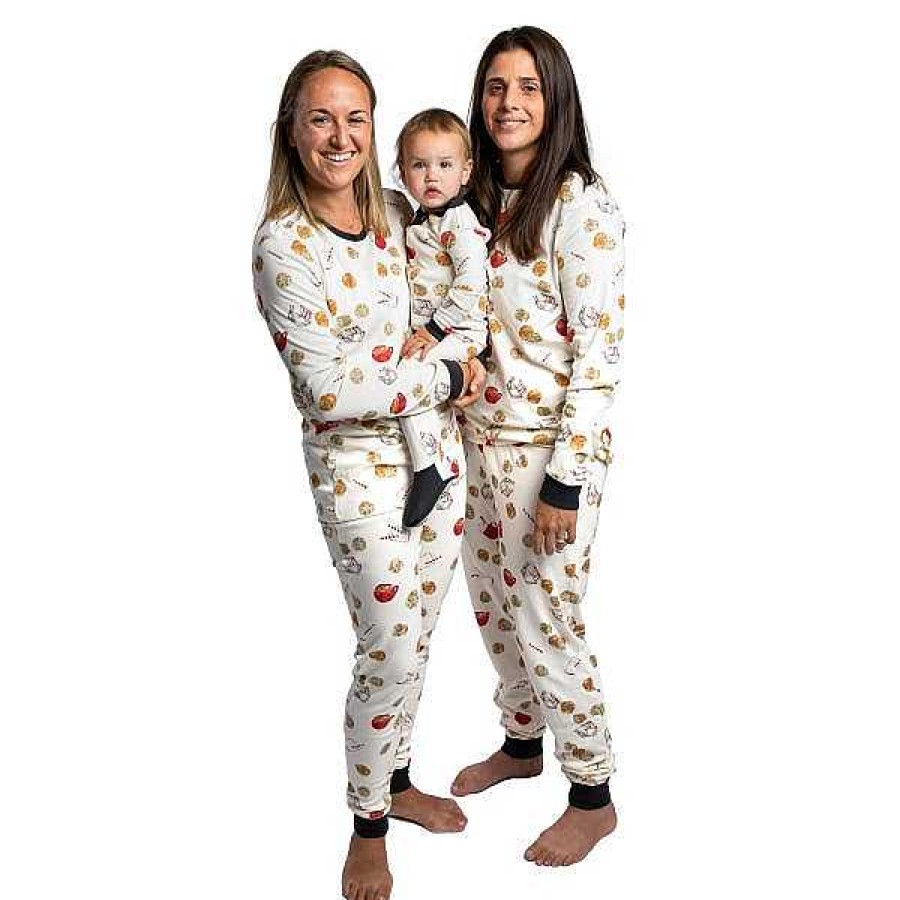 Girl Burt's Bees Baby | Adult Women'S Pajama Set, Milk & Cookies