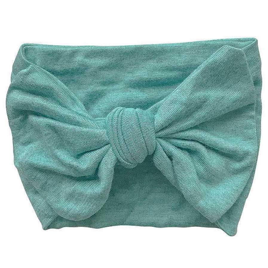 Girl Colty Creek | Bow Headband, Heathered Turquoise