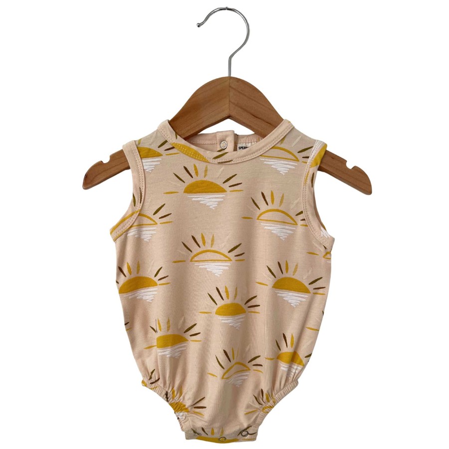 Girl SpearmintLOVE | Bubble Romper, Sand Sun