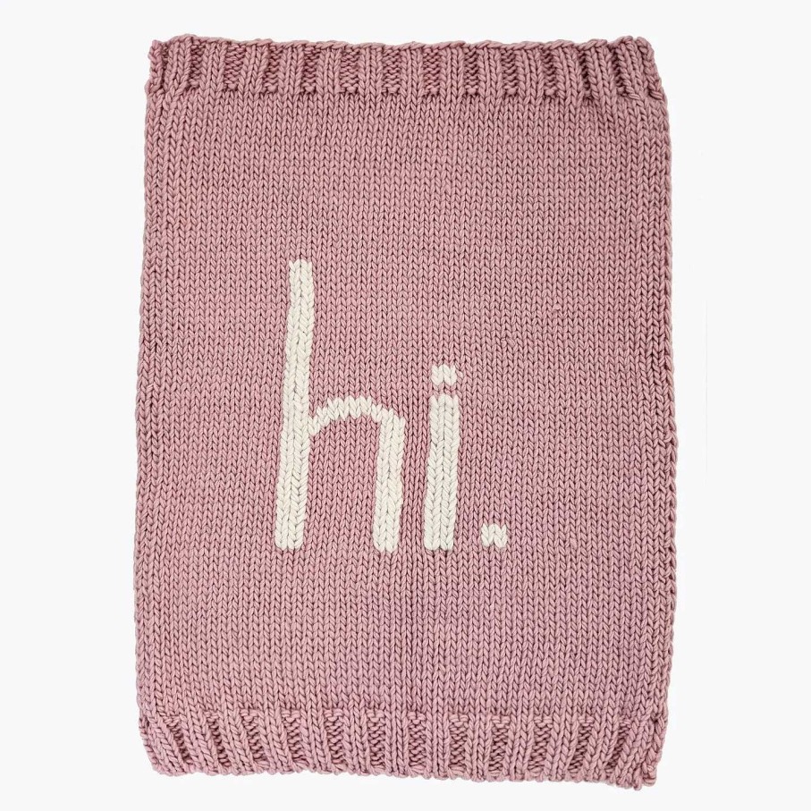 Baby Stuff Huggalugs | Hi. Hand Knit Blanket, Rosy Pink