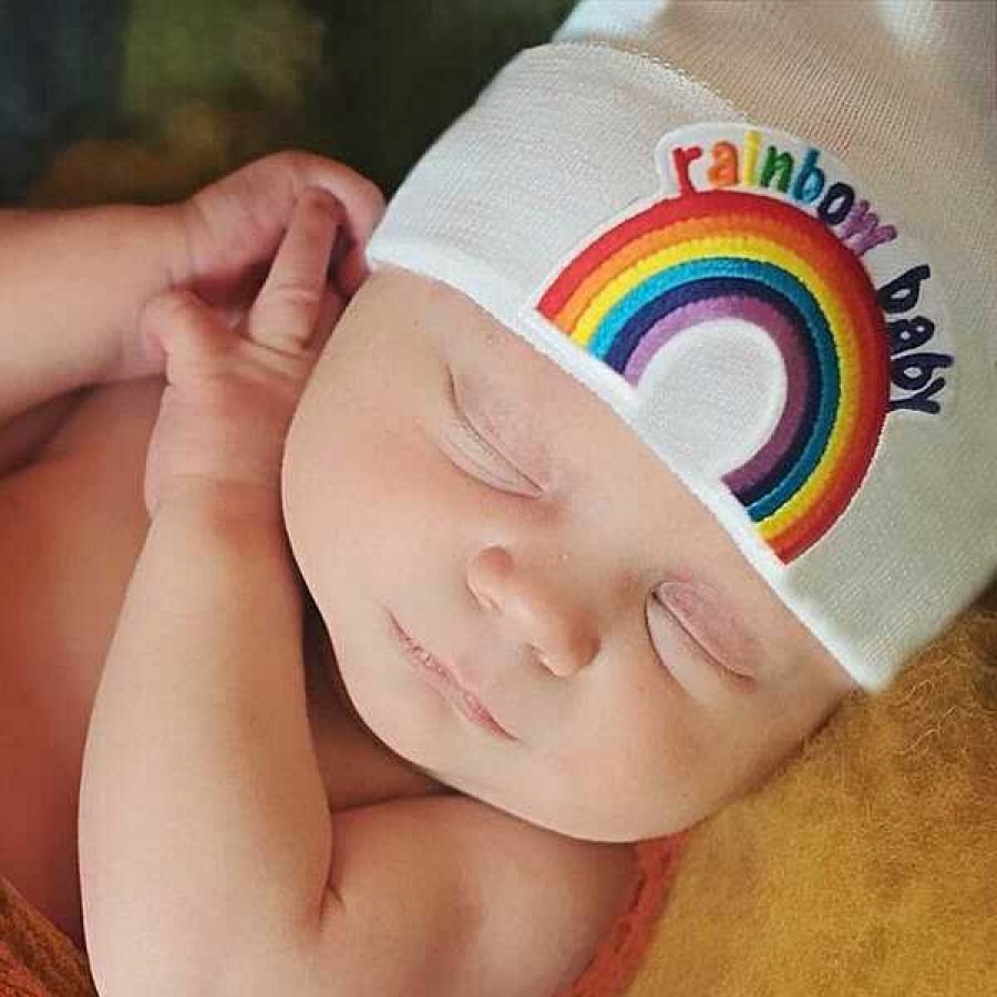 Accessories Ily Bean | Newborn Rainbow Baby Hat