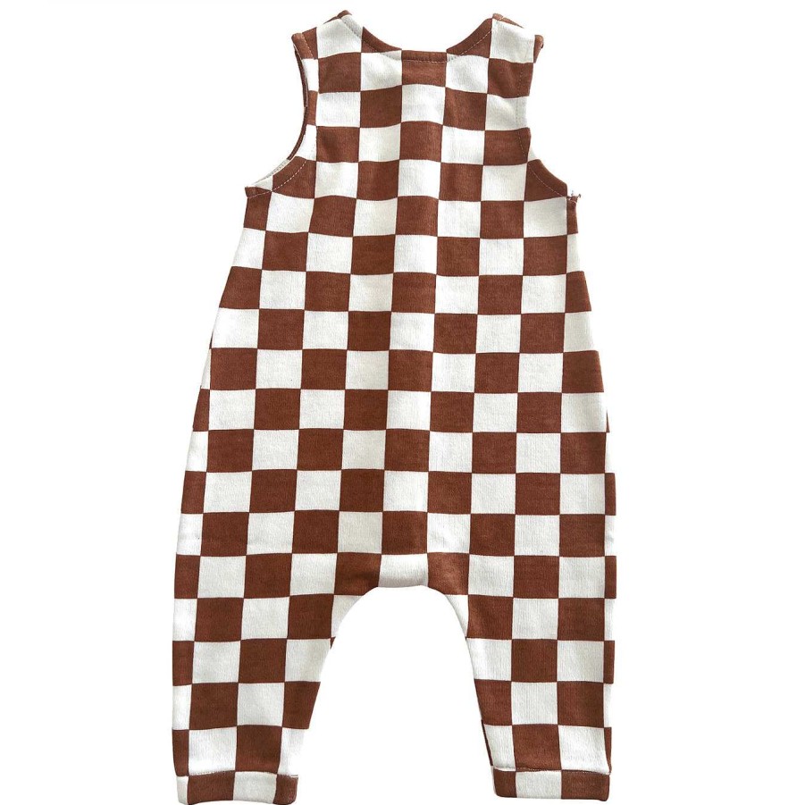 Boy SIIX Collection | Stracciatella Checkerboard / Organic Bay Jumpsuit