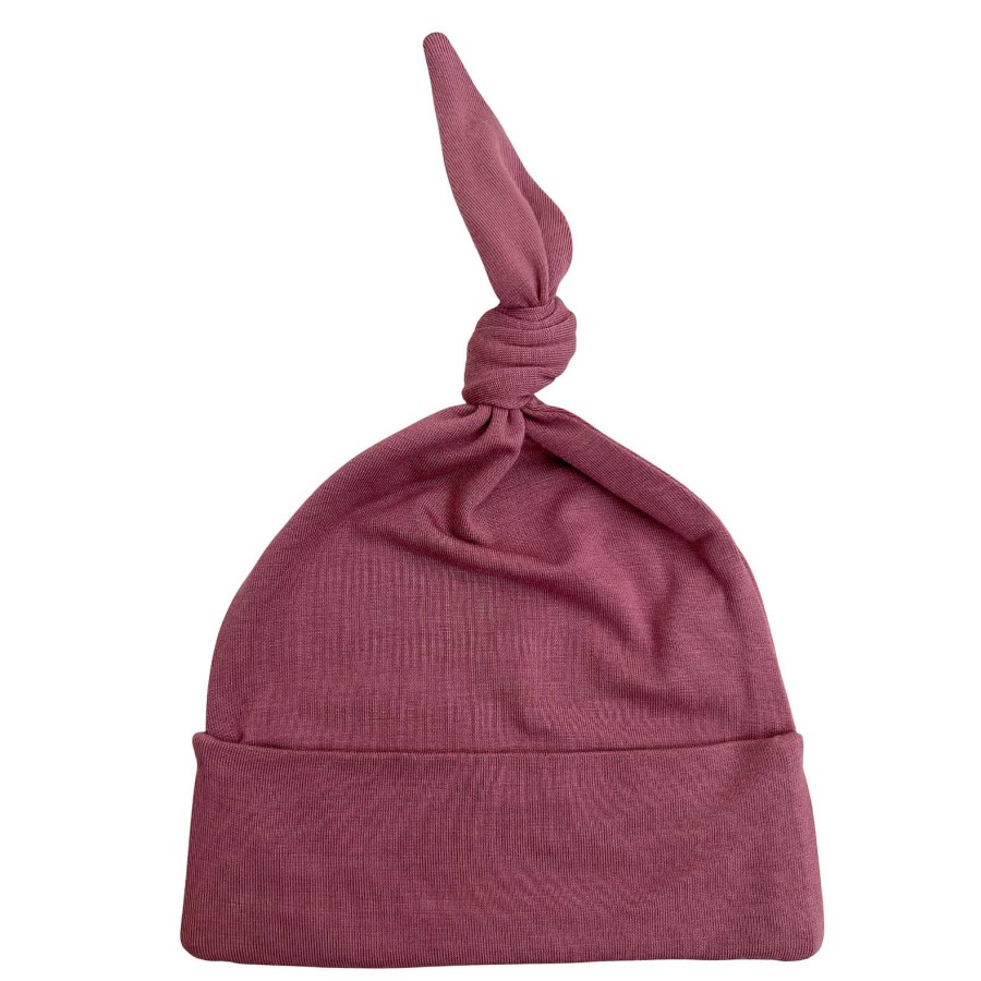 Accessories SpearmintLOVE | Newborn Knot Beanie, Mauve