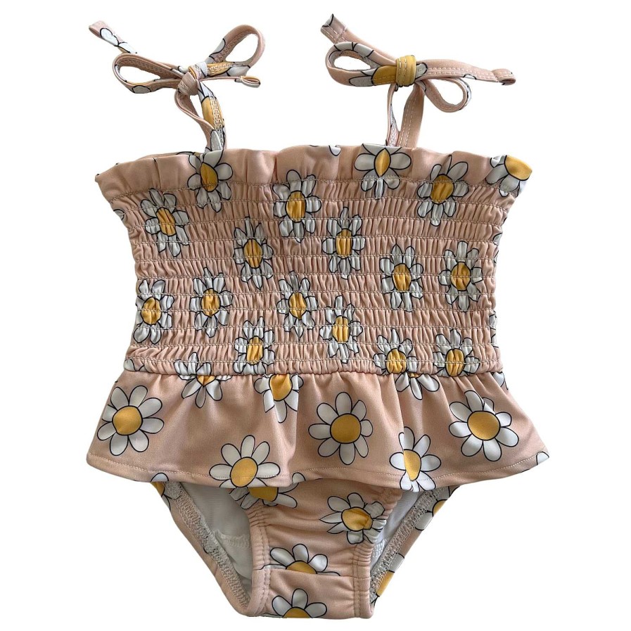 Girl SIIX Collection | Daisy Pop Biscotti / Soleil Swimsuit / Upf 50+