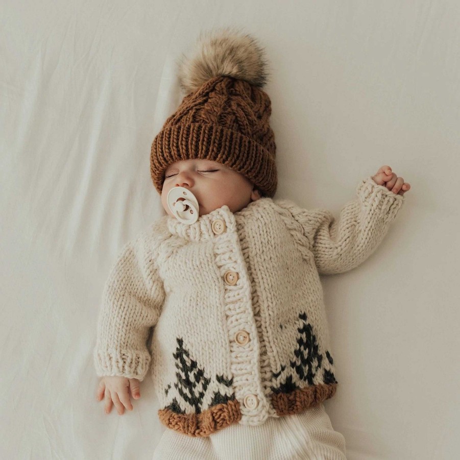 Boy Huggalugs | Cardigan Knit Sweater, Forest