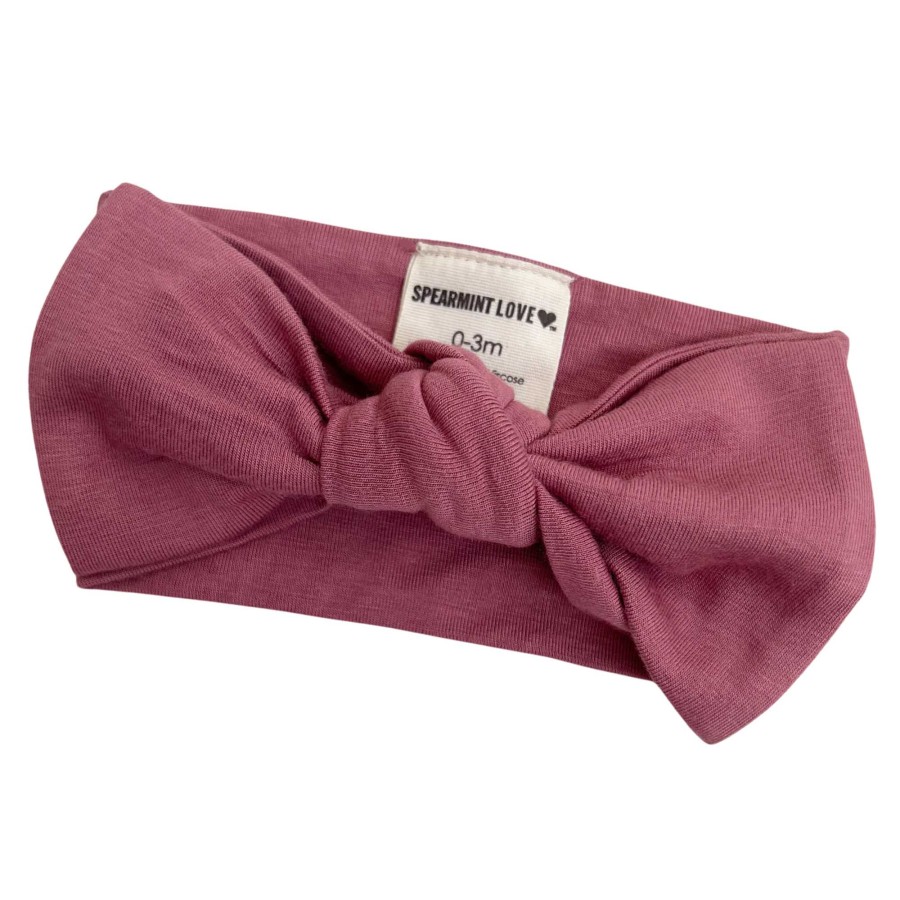 Girl SpearmintLOVE | Knot Bow, Mauve