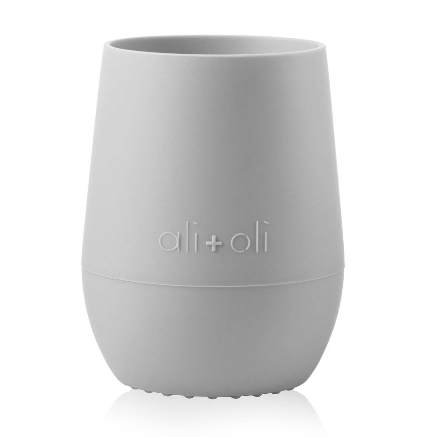 Baby Stuff Ali + Oli Sippy Cups | Open Training Cup, Light Grey