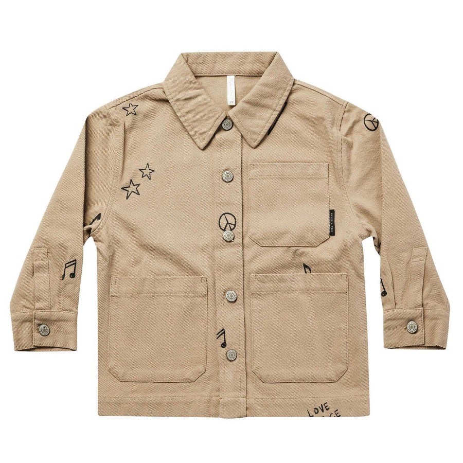 Boy Rylee & Cru | Rylee & Cru Stanley Overshirt, Putty